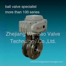 Wafer Type Italy Ball Valve with Electric Actuator